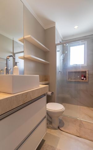 Apartamento à venda com 88m², 3 quartos e 2 vagas Apartamento à venda com 88m², 3 quartos e 2 vagasBanheiro