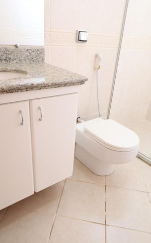 Apartamento para alugar com 162m², 4 quartos e 2 vagasBanheiro do Quarto 3