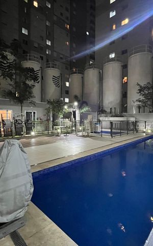 Apartamento à venda com 35m², 1 quarto e sem vaga Apartamento à venda com 35m², 1 quarto e sem vagaÁrea comum - Piscina