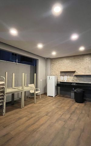 Apartamento à venda com 35m², 1 quarto e sem vaga Apartamento à venda com 35m², 1 quarto e sem vagaÁrea comum - Churrasqueira