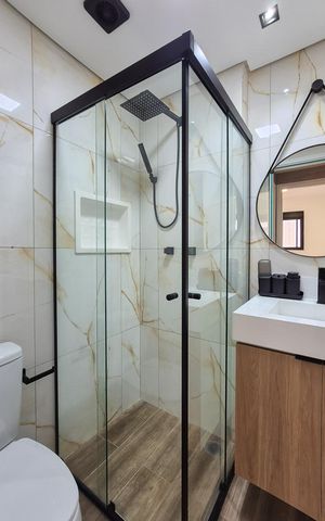 Apartamento para alugar com 55m², 2 quartos e 1 vaga Apartamento para alugar com 55m², 2 quartos e 1 vagaBanheiro Social