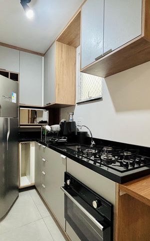 Apartamento para alugar com 48m², 1 quarto e 1 vaga