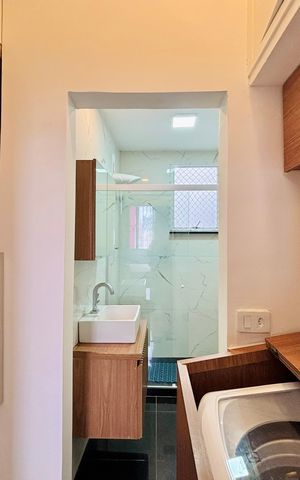 Apartamento para alugar com 48m², 1 quarto e 1 vaga