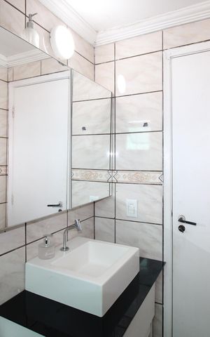 Apartamento para alugar com 57m², 2 quartos e 1 vagaBanheiro