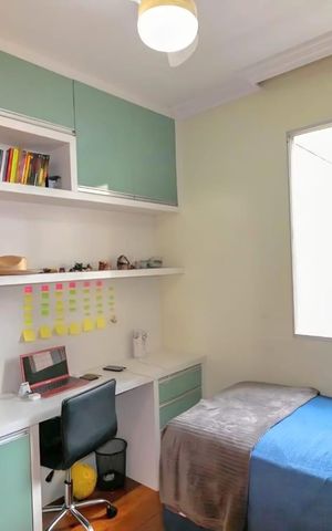 Apartamento à venda com 140m², 4 quartos e 2 vagas Apartamento à venda com 140m², 4 quartos e 2 vagasQuarto 3