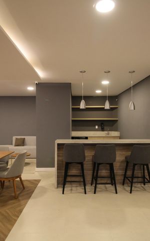 Apartamento para alugar com 35m², 2 quartos e sem vagaÁrea comum - Salão de festas