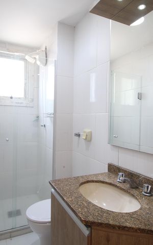 Apartamento para alugar com 66m², 1 quarto e 1 vagaBanheiro