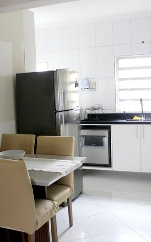 Apartamento à venda com 77m², 2 quartos e 1 vagaCozinha e lavanderia 