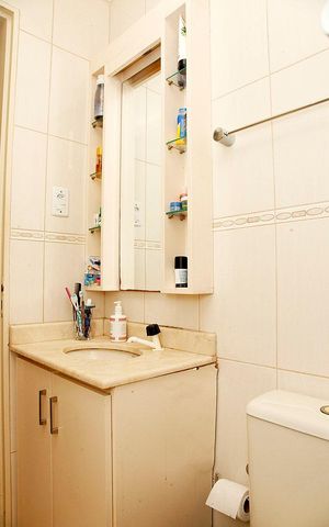 Apartamento à venda com 38m², 1 quarto e sem vagaBanheiro