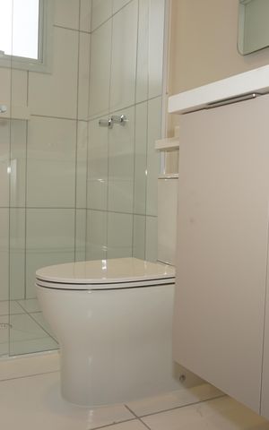 Apartamento para alugar com 132m², 4 quartos e 1 vagaBanheiro da Suíte
