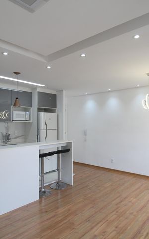 Apartamento para alugar com 40m², 1 quarto e 1 vagaSala e Cozinha
