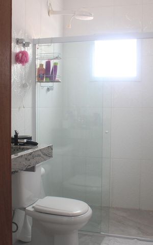 Casa à venda com 150m², 3 quartos e 3 vagasBanheiro da Suíte 3