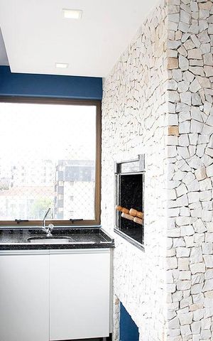 Apartamento para alugar com 80m², 2 quartos e 2 vagasSala Jantar - Churrasqueira