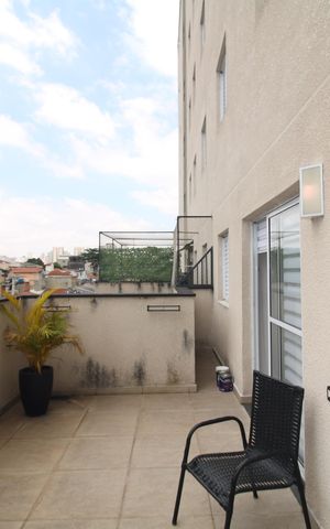 Apartamento para alugar com 45m², 1 quarto e sem vagaSala / Cozinha - Varanda