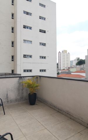 Apartamento para alugar com 45m², 1 quarto e sem vagaSala / Cozinha - Varanda