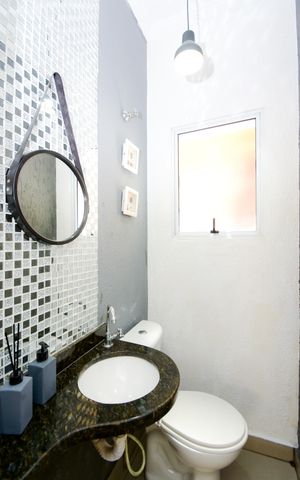 Casa de condomínio para alugar com 80m², 3 quartos e 2 vagasLavabo