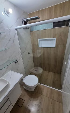 Apartamento à venda com 44m², 2 quartos e sem vaga Apartamento à venda com 44m², 2 quartos e sem vagaBanheiro