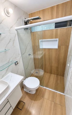 Apartamento à venda com 44m², 2 quartos e sem vaga Apartamento à venda com 44m², 2 quartos e sem vagaBanheiro