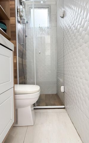 Apartamento para alugar com 39m², 2 quartos e 1 vaga Apartamento para alugar com 39m², 2 quartos e 1 vagaBanheiro