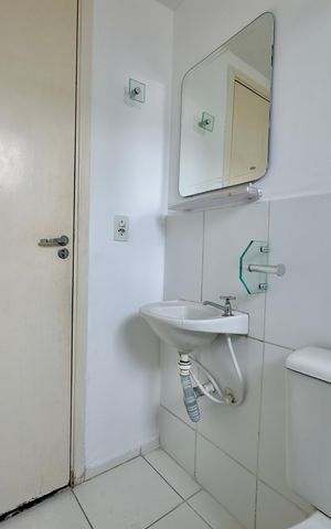 Casa de condomínio para alugar com 42m², 2 quartos e 1 vaga Casa de condomínio para alugar com 42m², 2 quartos e 1 vagaBanheiro