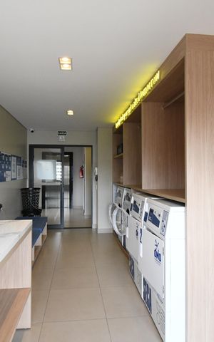 Studio para alugar com 25m², 1 quarto e sem vagaÁrea comum - Lavanderia