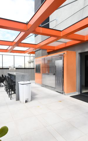 Studio para alugar com 25m², 1 quarto e sem vagaÁrea comum - Churrasqueira