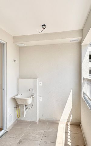 Apartamento à venda com 36m², 1 quarto e sem vaga Apartamento à venda com 36m², 1 quarto e sem vagaVaranda e área de serviço