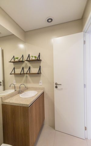 Apartamento para alugar com 25m², 1 quarto e sem vaga Apartamento para alugar com 25m², 1 quarto e sem vagaBanheiro Social