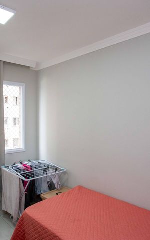 Apartamento para alugar com 47m², 2 quartos e 1 vagaQuarto 1