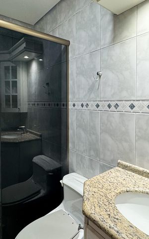 Apartamento para alugar com 160m², 3 quartos e 4 vagas Apartamento para alugar com 160m², 3 quartos e 4 vagasBanheiro Social
