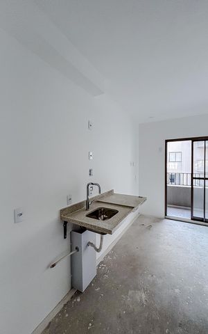 Studio à venda com 23m², 1 quarto e sem vagaCozinha