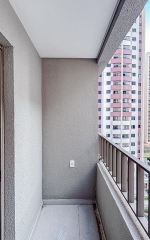 Studio à venda com 23m², 1 quarto e sem vagaVaranda