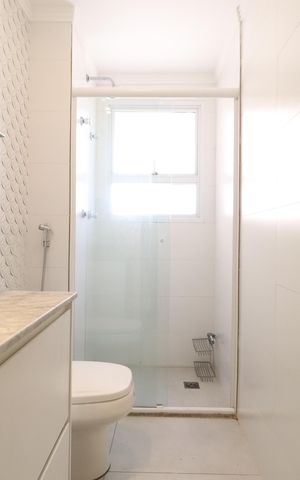 Apartamento para alugar com 109m², 3 quartos e 2 vagasBanheiro do Quarto 2