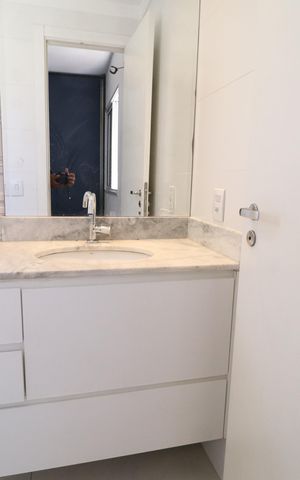 Apartamento para alugar com 109m², 3 quartos e 2 vagasBanheiro do Quarto 3