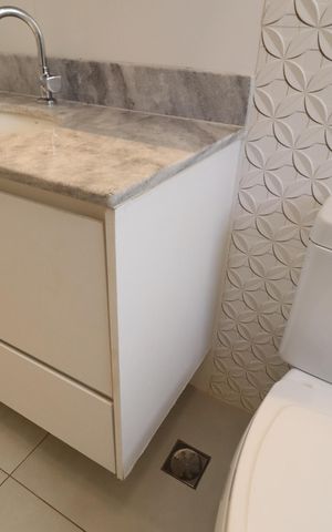 Apartamento para alugar com 109m², 3 quartos e 2 vagasBanheiro do Quarto 2