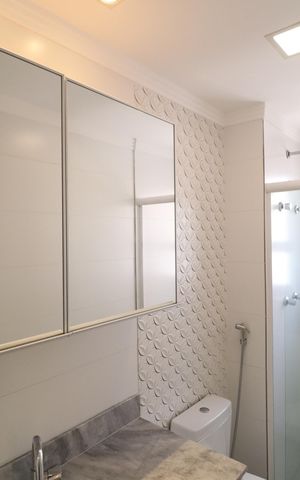 Apartamento para alugar com 109m², 3 quartos e 2 vagasBanheiro do Quarto 2