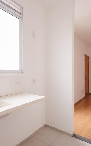 Apartamento para alugar com 42m², 2 quartos e 1 vagaCozinha e Área de Serviço