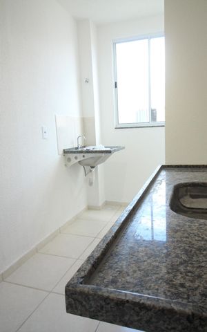 Apartamento para alugar com 45m², 2 quartos e 2 vagasCozinha e Área de Serviço