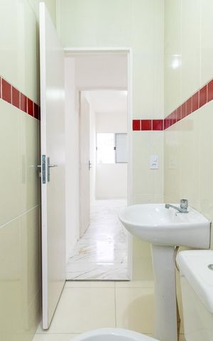 Casa de condomínio para alugar com 80m², 3 quartos e 4 vagas Casa de condomínio para alugar com 80m², 3 quartos e 4 vagasBanheiro Social