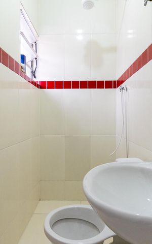 Casa de condomínio para alugar com 80m², 3 quartos e 4 vagas Casa de condomínio para alugar com 80m², 3 quartos e 4 vagasBanheiro da Suíte