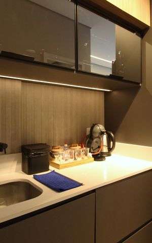 Studio à venda com 30m², 1 quarto e sem vagaCozinha