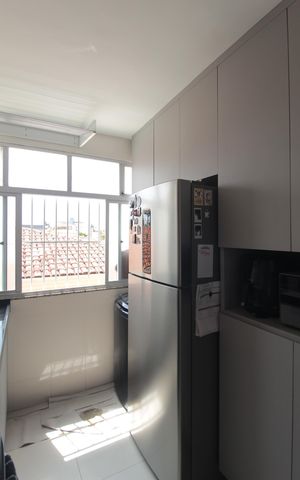 Apartamento à venda com 48m², 2 quartos e 1 vagaCozinha e Área de Serviço
