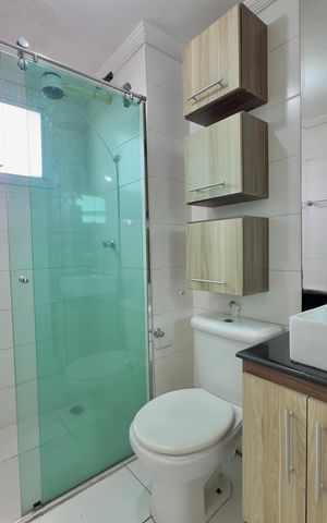 Apartamento à venda com 82m², 2 quartos e 1 vaga Apartamento à venda com 82m², 2 quartos e 1 vagaBanheiro