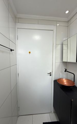 Apartamento à venda com 50m², 2 quartos e 1 vaga Apartamento à venda com 50m², 2 quartos e 1 vagaBanheiro Social