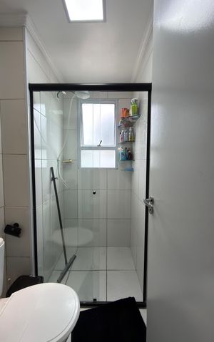 Apartamento à venda com 50m², 2 quartos e 1 vaga Apartamento à venda com 50m², 2 quartos e 1 vagaBanheiro Social
