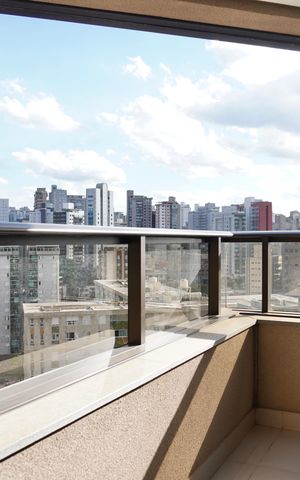 Studio para alugar com 41m², 1 quarto e 1 vaga Studio para alugar com 41m², 1 quarto e 1 vagaVaranda