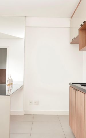 Studio para alugar com 41m², 1 quarto e 1 vaga Studio para alugar com 41m², 1 quarto e 1 vagaCozinha