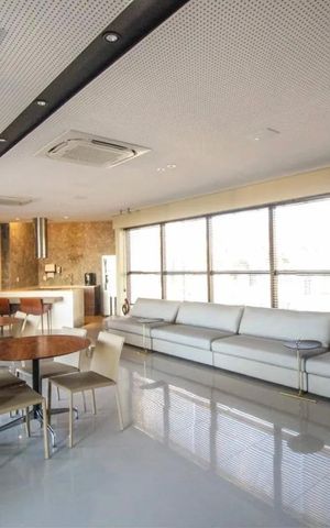 Studio para alugar com 41m², 1 quarto e 1 vaga Studio para alugar com 41m², 1 quarto e 1 vagaÁrea comum - Salão de festas