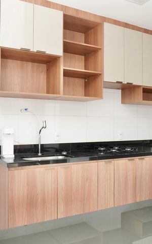 Studio para alugar com 41m², 1 quarto e 1 vaga Studio para alugar com 41m², 1 quarto e 1 vagaCozinha