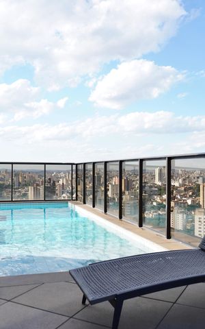Studio para alugar com 41m², 1 quarto e 1 vaga Studio para alugar com 41m², 1 quarto e 1 vagaÁrea comum - Piscina